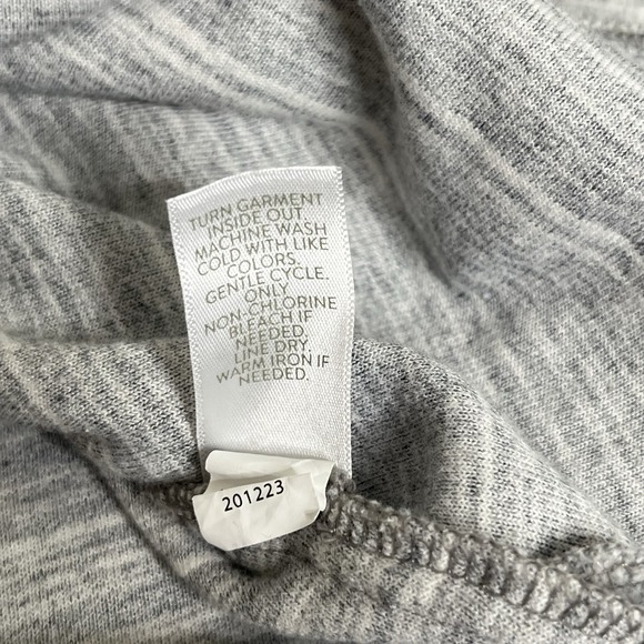 J.Jill Fit Women's Grey Space Dye Velour Cowl Neck Long Sleeve Tunic Top Size S - Picture 9 of 10